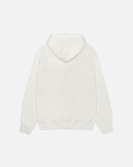 SMOOTH STOCK HOODIE PIGMENT DYED WHTIE