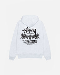 STUSSY TOUGH GEAR INTERNATIONAL HOODIE WHITE