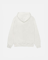 SMOOTH STOCK ZIP HOODIE PIGMENT DYED WHITE