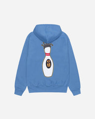 STUSSY KINGPIN ZIP HOODIE BLUE