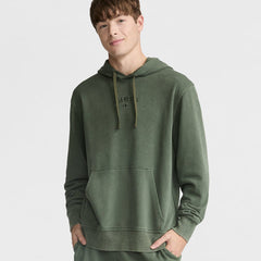 Vintage Wash Lightweight Green Hoodie