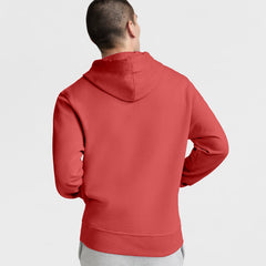 Powerblend Red Hoodie Tonal Script Logo