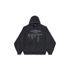 Men’s 3b Liquified Hoodie Large Fit in Black/grey