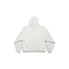 Men’s 3b Liquified Hoodie Large Fit in White/black
