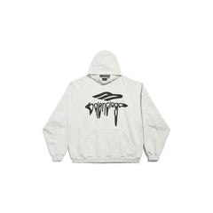 Men’s 3b Liquified Hoodie Large Fit in White/black
