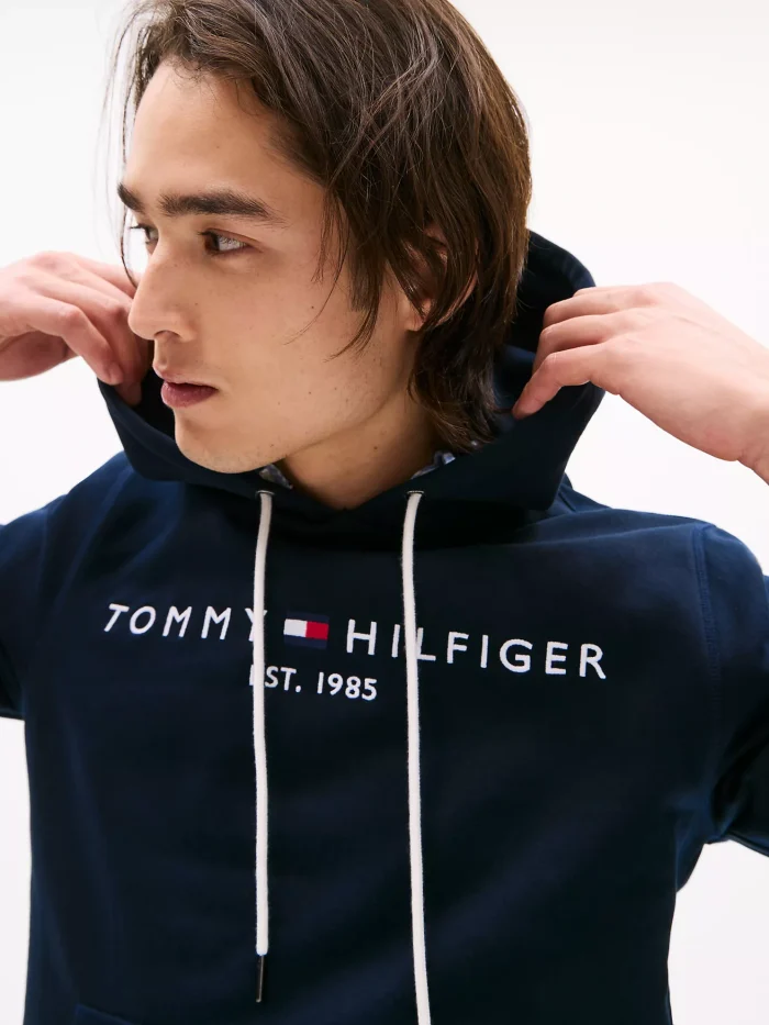 Tommy Embroidered Logo Hoodie