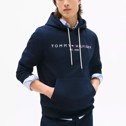 Tommy Embroidered Logo Hoodie