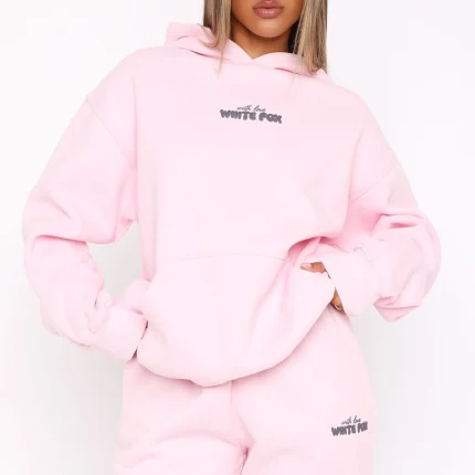 With Love In The Moment Oversized Hoodie Pink