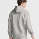 Powerblend Grey Hoodie C Logo