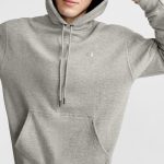 Powerblend Grey Hoodie C Logo