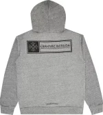 Chrome Hearts Framed Plus Cross Grey Hoodie