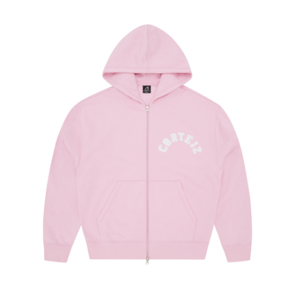 COLLY ARCH ZIP HOODIE PINK