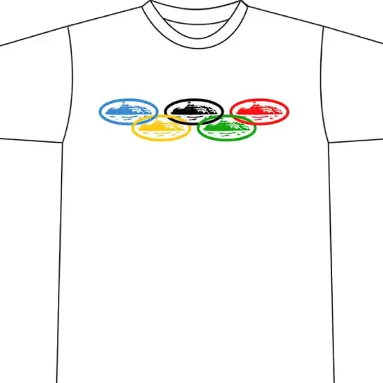 Corteiz Alcatraz Olympic T-Shirt White