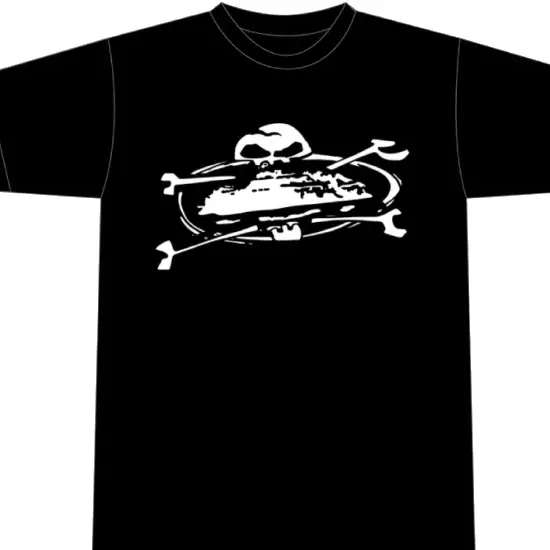 Corteiz Alcatraz Skull T-Shirt Black