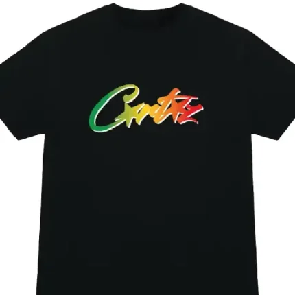 Corteiz Allstarz Gradient Carni T-Shirt Black