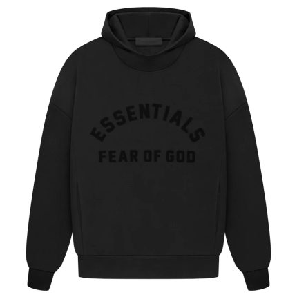 Fear of God Essentials Hoodie Black