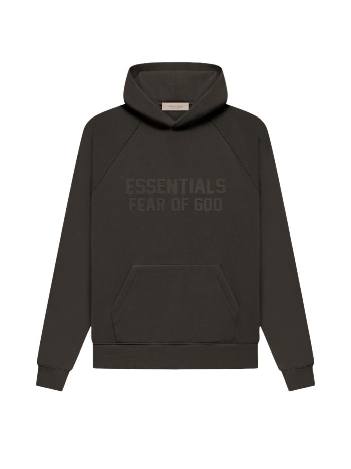 Fear of God Essentials Hoodie Off Black