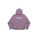 Men's Political Campaign Hoodie Medium Fit in Faded Purple