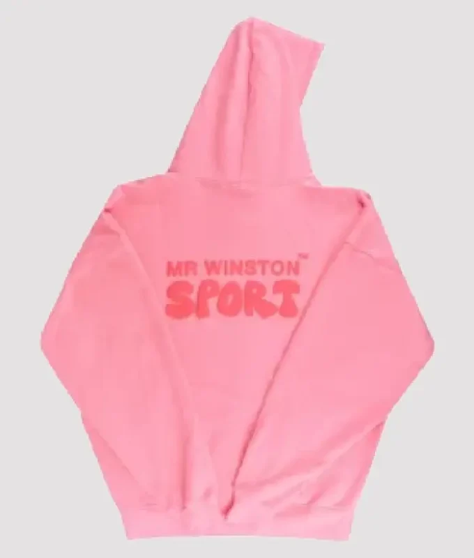 Mr Winston Co Puff Hoodie Sweat – Vintage Pink