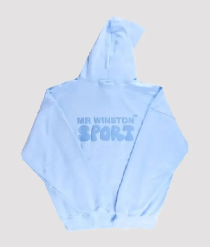 Mr Winston Powder Blue Puff Hoodie