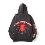 Spider Hoodie Black