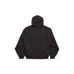 Men's Balenciaga Boxing Hoodie Large Fit in Black Faded