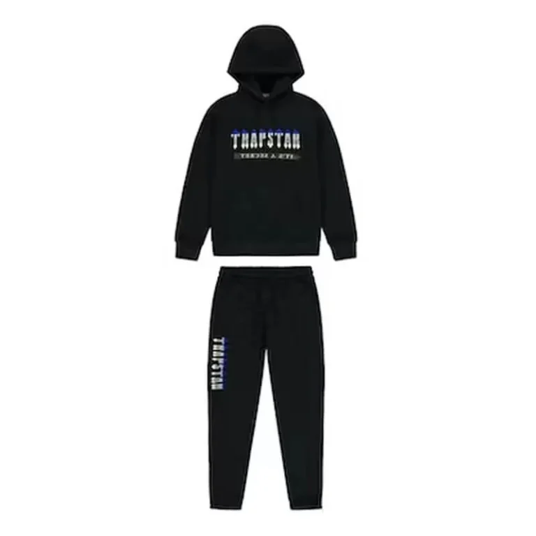 Trapstar Chenille Decoded 2.0 Hooded Tracksuit – Black