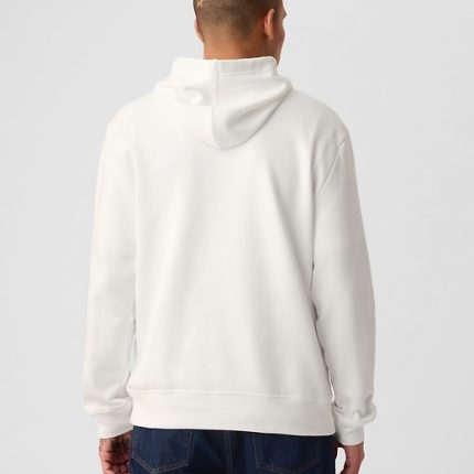 VintageSoft Arch Logo White Hoodie