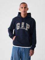 VintageSoft Arch Logo Blue Hoodie