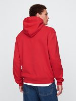 VintageSoft Arch Logo Red Hoodie