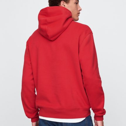 VintageSoft Arch Logo Red Hoodie