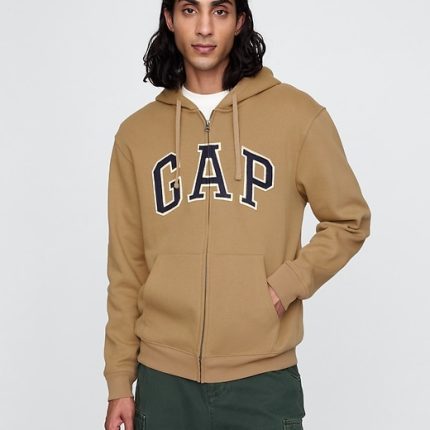 VintageSoft Arch Logo Full-Zip Hoodie