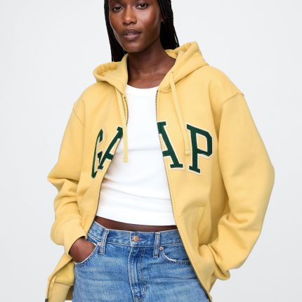 VintageSoft Arch Logo Full-Zip Hoodie