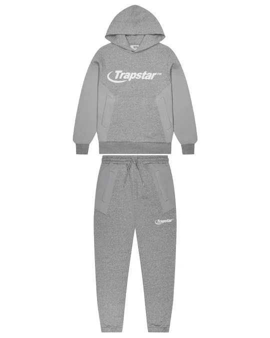 Trapstar Chenille Hyperdrive Panel Tracksuit – Grey