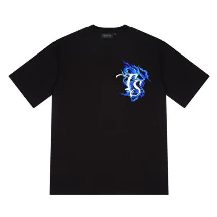 Trapstar Chrome Flame SS23 Tee – Black